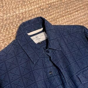 RGT size medium sashiko button up shirt